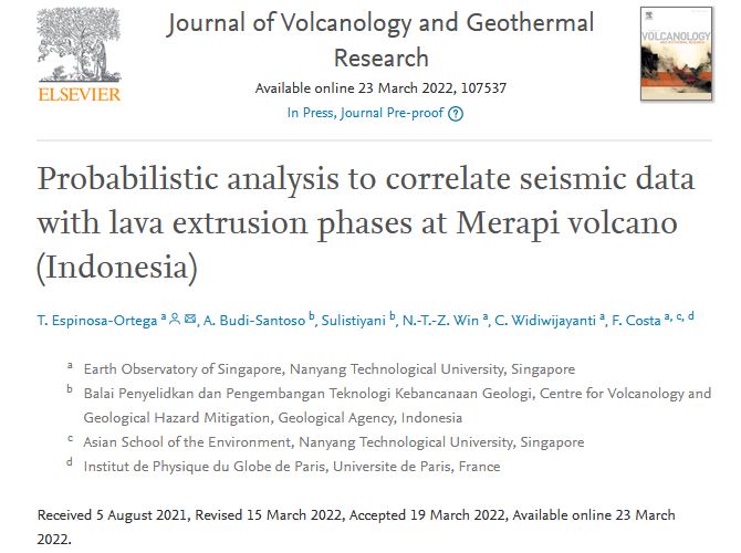 Merapi paper 2022